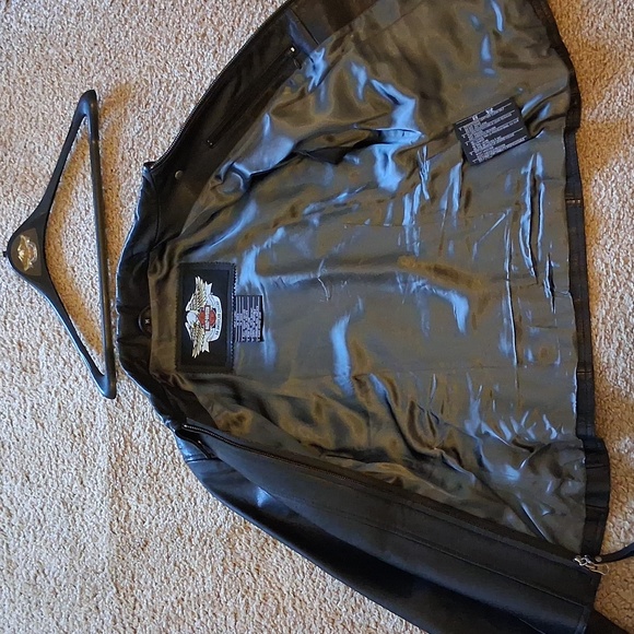 Harley-Davidson Women's Classic Black Leather Studded Bling Biker Jacket - Picture 9 of 12